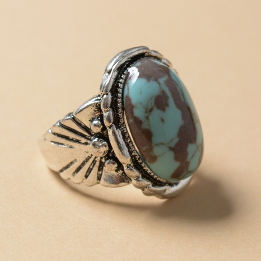 Bisbee Turquoise Stone Ring
